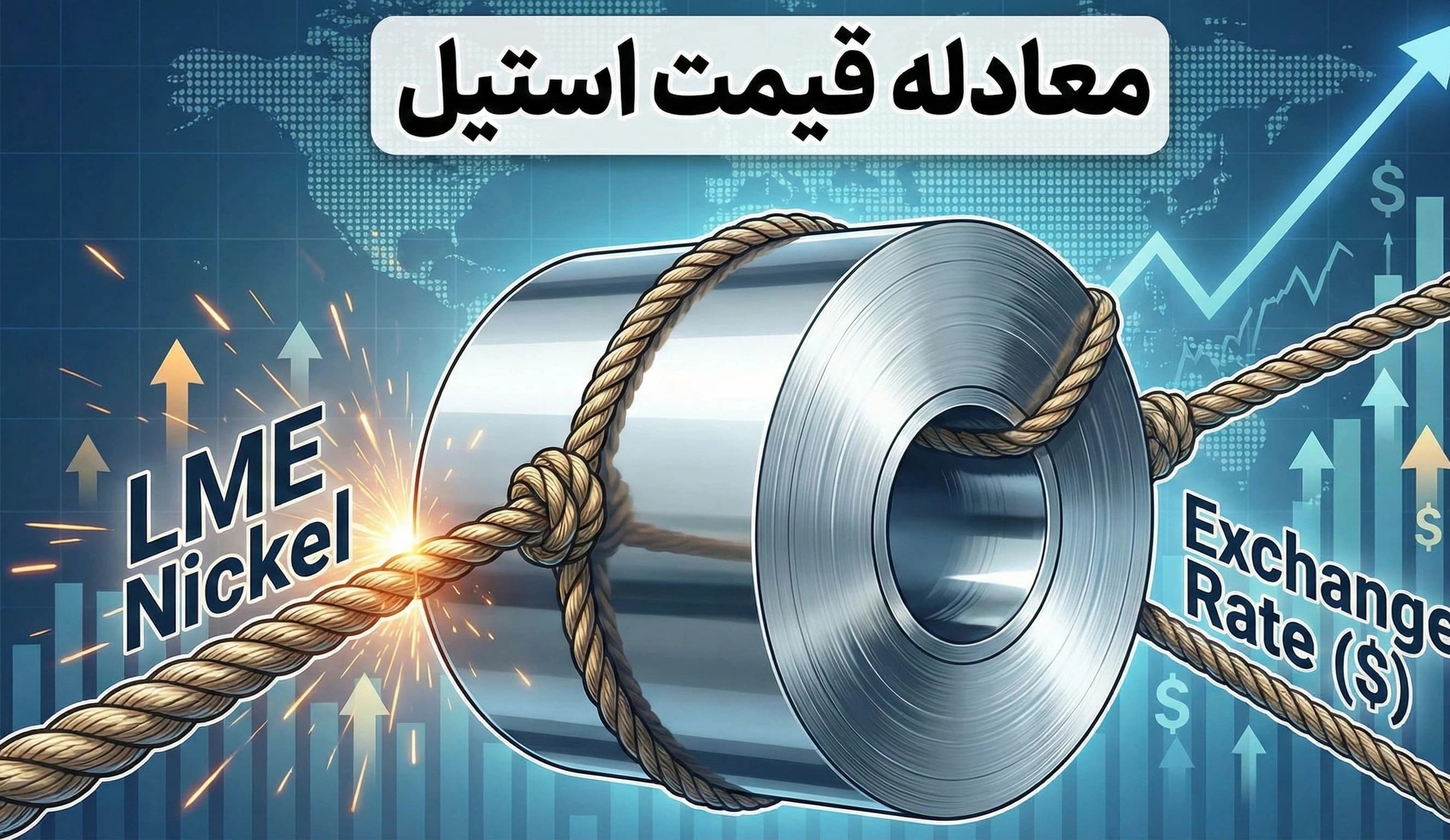 چرا قیمت ورق استیل هر روز تغییر می‌کند؟(عوامل تغیر_نیکل)